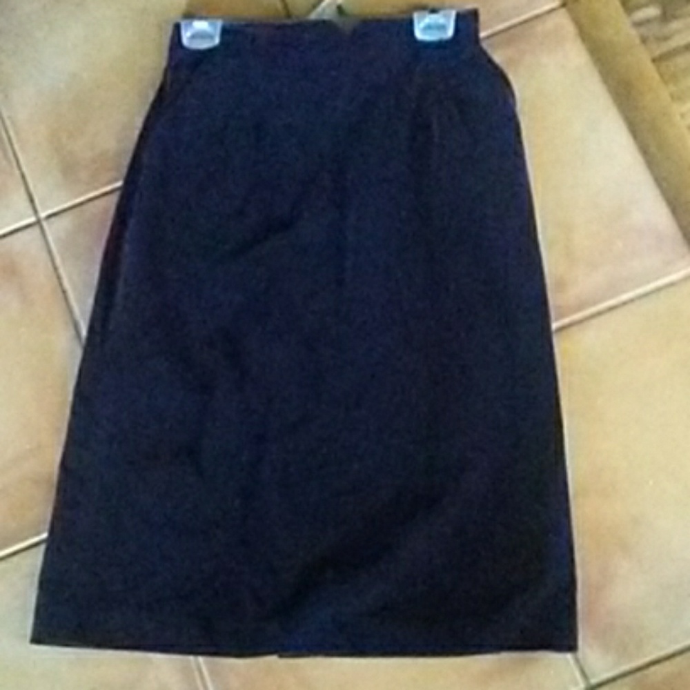 Vintage Jean Nicole Black Velvet Skirt